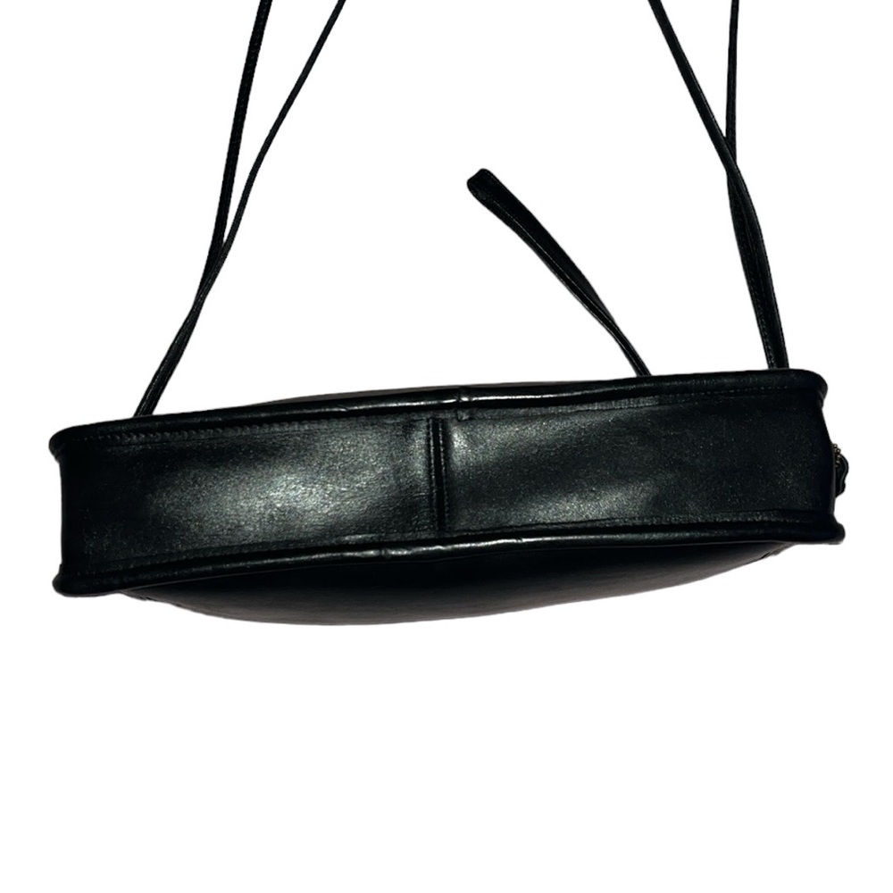 Vintage COACH Y2K Leather BONNIE CASHIN Black Purse double straps No 164-7024 - Picture 6 of 15
